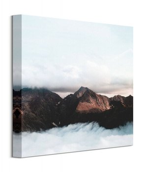 Góry we mgle - obraz na płótnie - Nice Wall