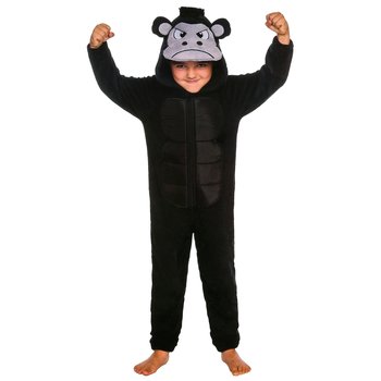 Goryl Polarowa piżama jednoczęściowa, dziecięce onesie z kapturem 7-8 lat 122/128 cm - sarcia.eu