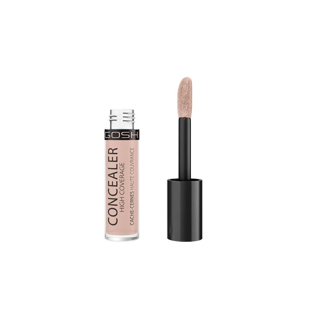 Gosh, Concealer High Coverage, Mocno kryjący korektor z aplikatorem ...