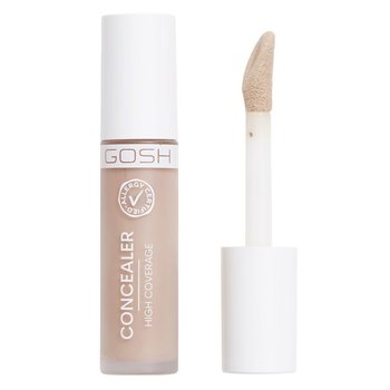 Gosh, Concealer High Coverage, Mocno Kryjący Korektor Z Aplikatorem, 001 Porcelain, 6ml - Gosh