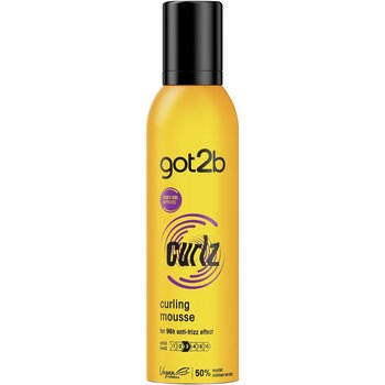 Got2B, Curlz Curling Mousse, Pianka Do Włosów Kręconych, 250ml - Got2b