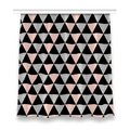 Gotowa zasłona dekor 150x160 Geometryczne trójkąty, Fabricsy - Fabricsy