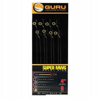 GOTOWE PRZYPONY HAK BEZZADZIOROWY GURU SMWG BANDED HAIR RIGS 0.22 MM R. 12