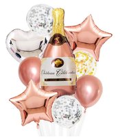 Gotowy Zestaw balonów Szampan Panieński Rocznica Urodziny Dzień Mamy 18stka