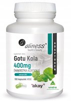 Gotu Kola Centella asiatica wąkrotka azjatycka 400mg suplement || Aliness