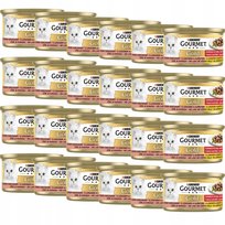 Gourmet Gold Karma dla kotów z łososiem i kurczakiem w sosie 85 g x 24 sztuki