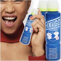 Gożelazko W Sprayu Fix&Go Płyn Prasujący Przeciw Zagnieceniom Ubrań Zestaw FIX&GO