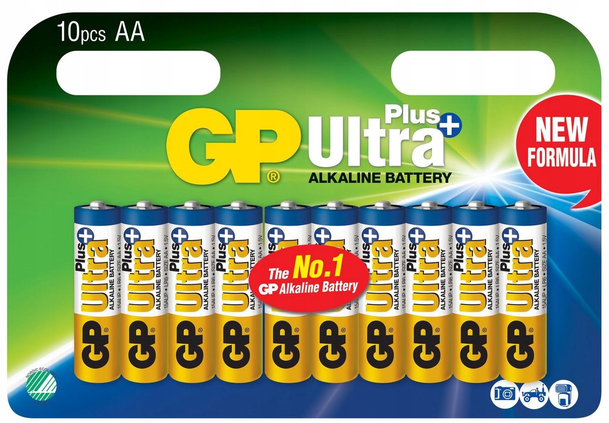 Gp Batteries Ultra Plus Alkaline Aa/Lr6 GP Batteries Sklep