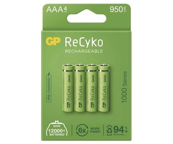 GP Recyko+ New R03/AAA 1000 Series EB4 - GP Battery