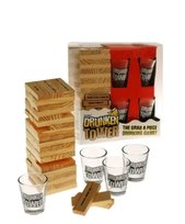 Gra alkoholowa dla dorosłych „Pijana Wieża”, Jenga z kieliszkami, Gra zręcznościowa