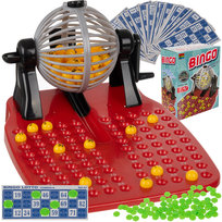 Gra Bingo Rodzinna dla Dzieci Towarzyska Maszyna Losująca Rozrywka Prezent KRUZZEL