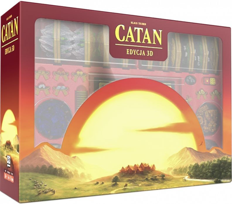 Catan - Edycja 3D, gra planszowa,Galakta
