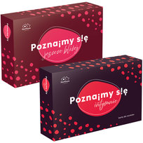 Gra dla par POZNAJMY SIĘ Jeszcze bliżej + Intymnie ZESTAW