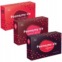 Gra dla par POZNAJMY SIĘ Na randce + Jeszcze bliżej + Intymnie ZESTAW