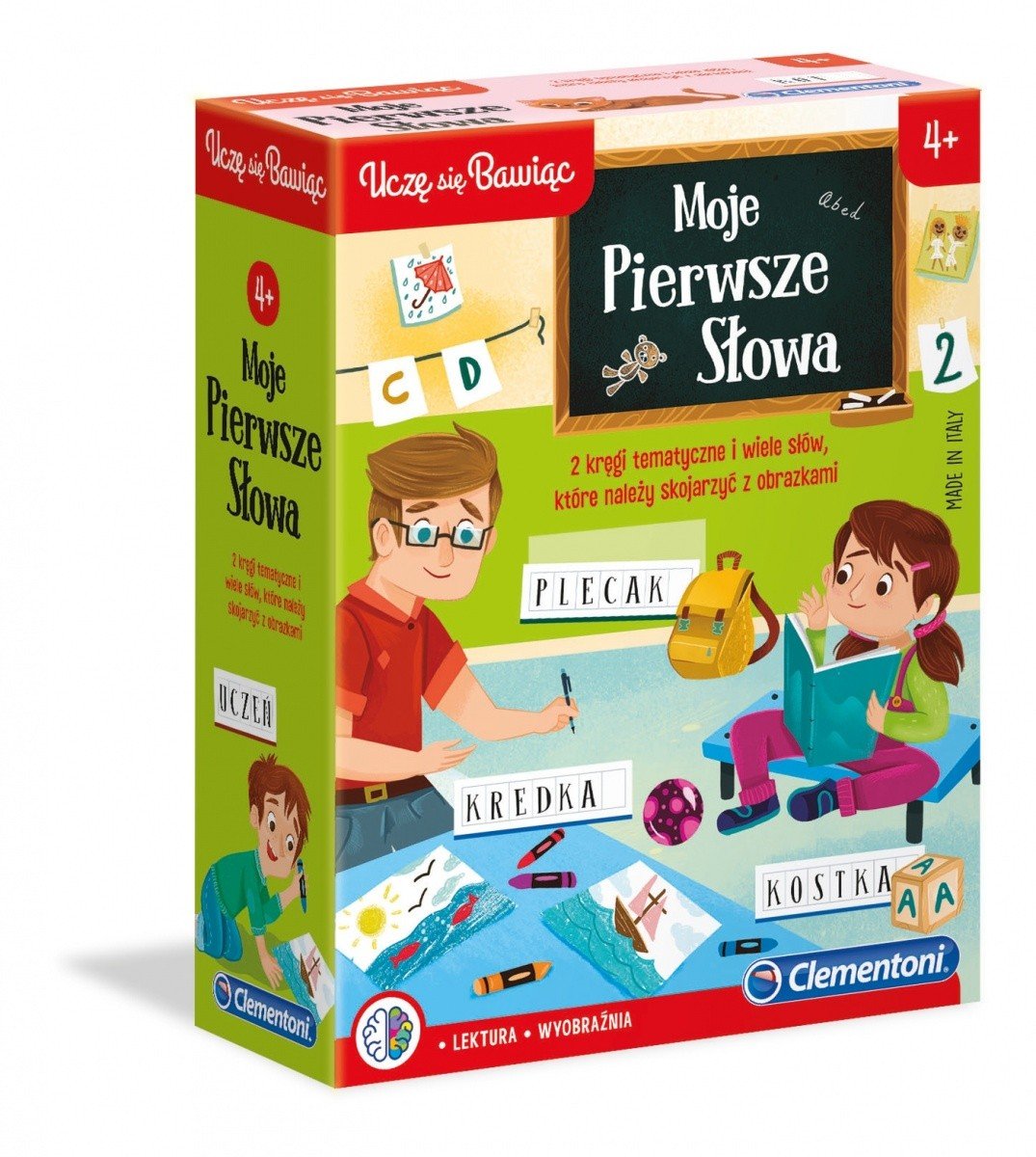 Gra edukacyjna Moje pierwsze słowa, 50088, Clementoni