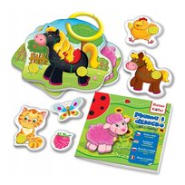 GRA EDUKACYJNA Z RZEPAMI MAMA I DZIECKO - ZWIERZĘTA FARMA ROTER KAFER