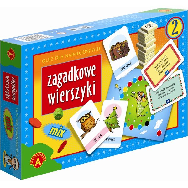 Gra edukacyjna Zagadkowe wierszyki, quiz, Alexander