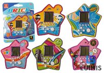 Gra elektroniczna kieszonkowa Tetris, wydanie kieszonkowe, Gra planszowa, Lean Toys