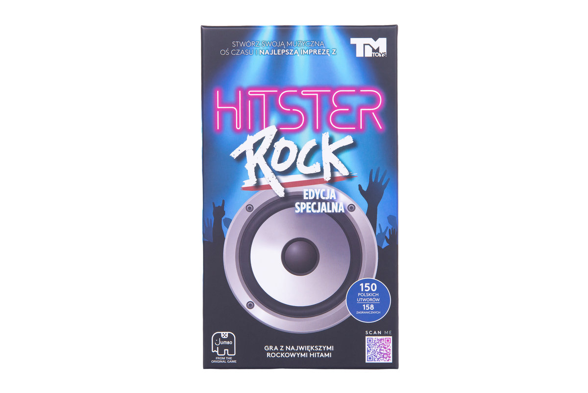 Gra planszowa Hitster Rock (edycja specjalna) Jumbo TM Toys