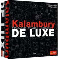 Gra Kalambury De Luxe Trefl Pokazujesz rysujesz zgadujesz Towarzyska, Gra planszowa