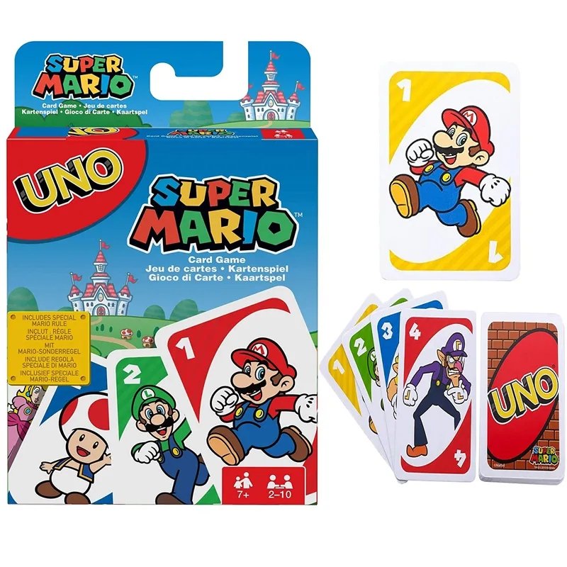Gra Karciana Karty Do Gry Uno Super Mario - Zamiennik/inny