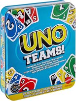Gra karciana Mattel Games UNO Teams W METALOWEJ PUSZCE Mattel Games