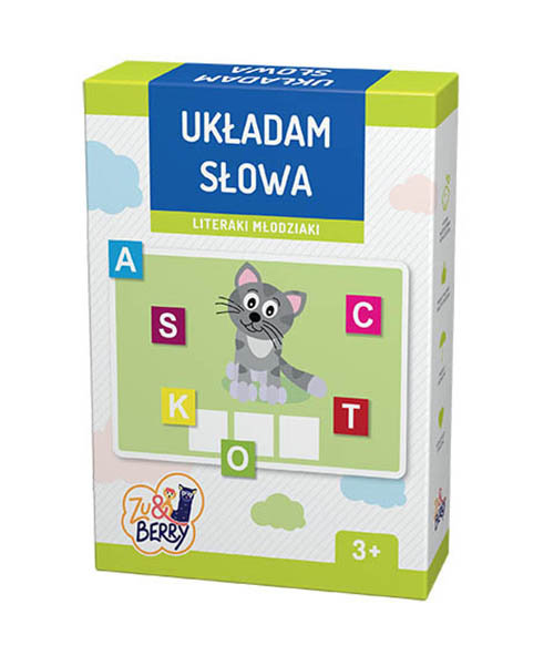 Gra karciana Układam słowa Literaki młodziaki, Trefl