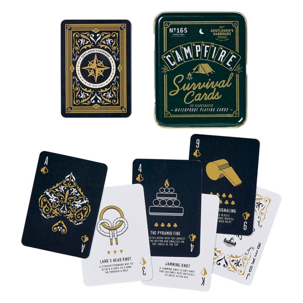 Gra Kempingowa „Survival Cards” W Puszce | Gentlemen’S Hardware