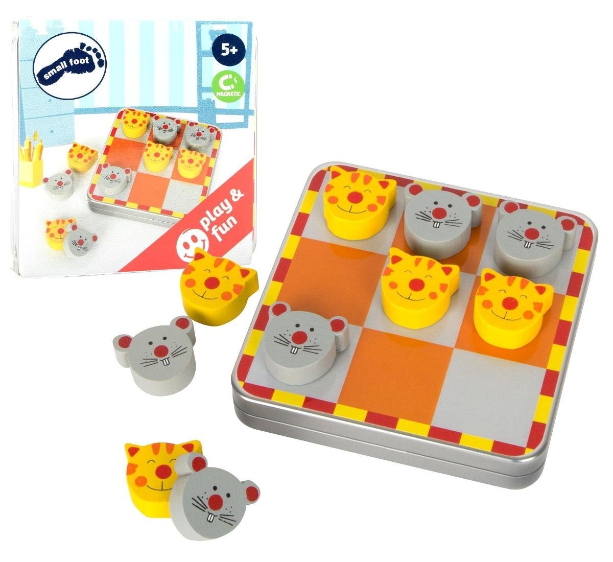 Gra Kotki i Myszki czyli Kółko i Krzyżyk, Gra planszowa, Small Foot Design