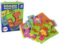 Gra Logiczna Puzzle Dwustronne Domino Dinozaury 10cm x 5cm 28 El. - Inna marka
