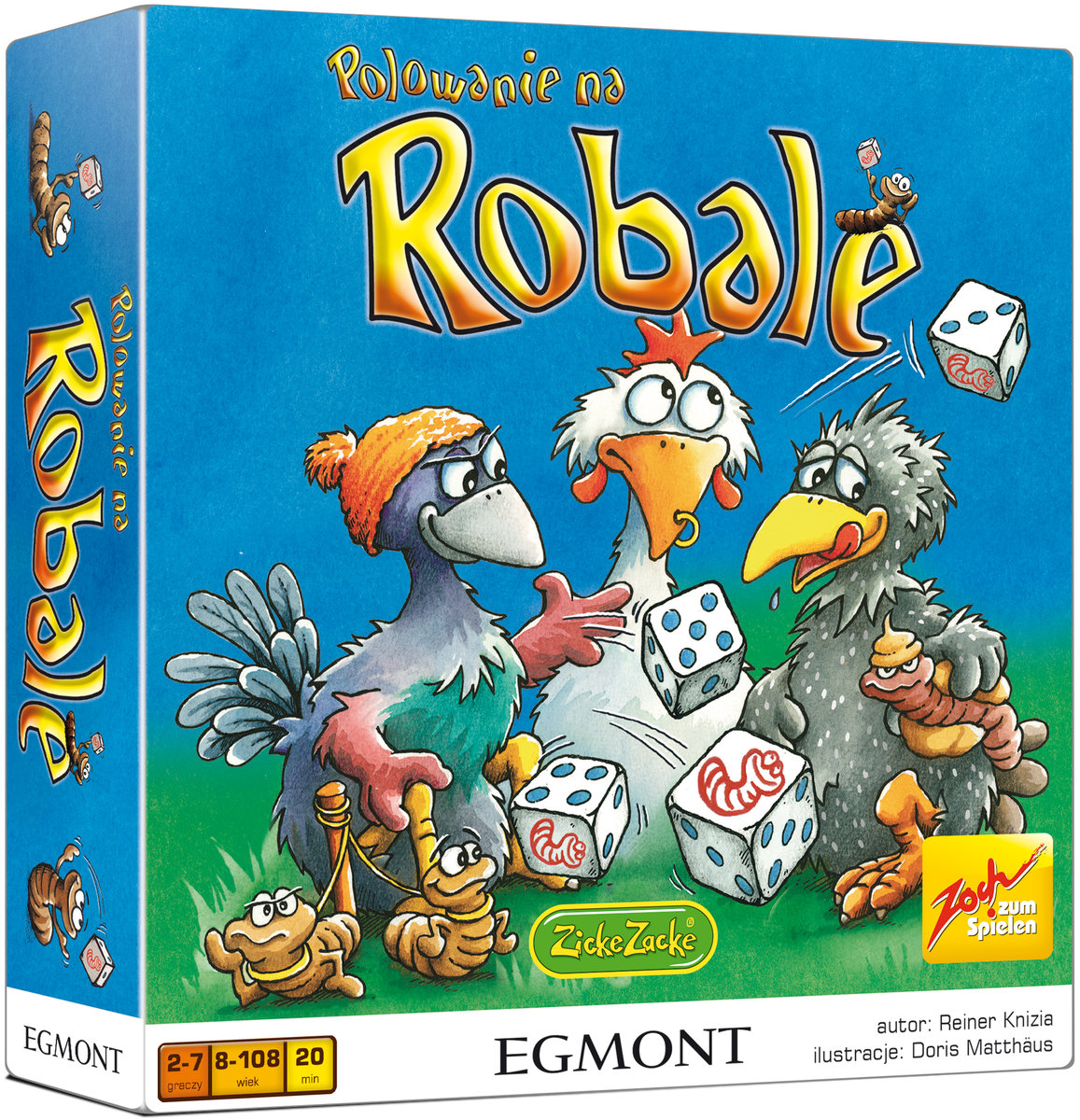 Gra losowa Polowanie na robale, Gra planszowa, Egmont