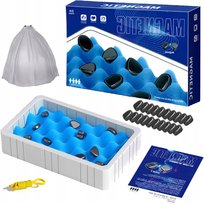 Gra magnetyczna w szachy planszowa gra strategiczna MAGNETIC 20 KAMIENIE