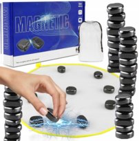 GRA MAGNETYCZNE KAMIENIE 50SZT STRATEGICZNA EDUKACYJNA GRA W SZACHY ZESTAW Hikey Polska