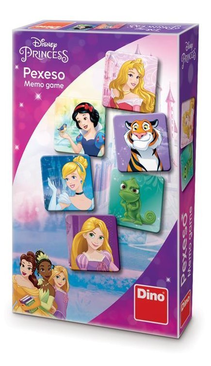 Gra memory dla dzieci 3+ Księżniczki Disneya kolorowe obrazki idealna jako prezent, Gra planszowa, Dino Toys