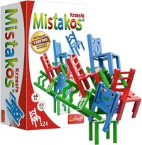 Gra Mistakos Chairs Krzesła edycja 3 osobowa PL, Gra zręcznościowa, Trefl