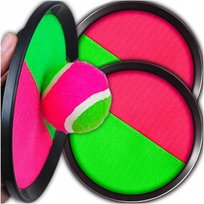GRA NA RZEPY GRA ZRĘCZNOŚCIOWA CATCH BALL RZUCAJ ŁAP PALETKA PIŁKA