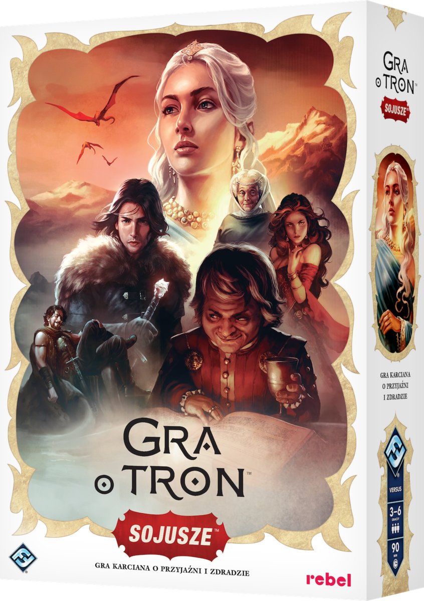Gra o Tron: Sojusze, gra planszowa, strategiczna, Rebel