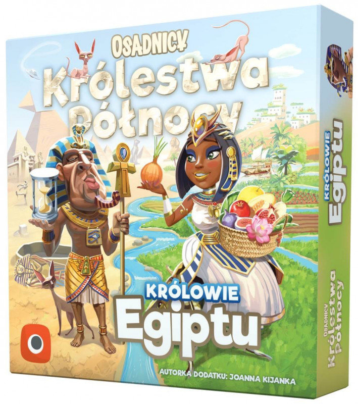 Osadnicy Królestwa Północy Królowie Egiptu, gra planszowa,Portal Games