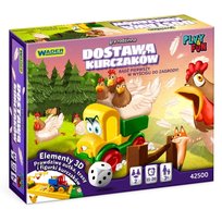 Gra Planszowa Dla Dzieci 2+ Rodzinna Edukacyjna Dostawa Kurczaków