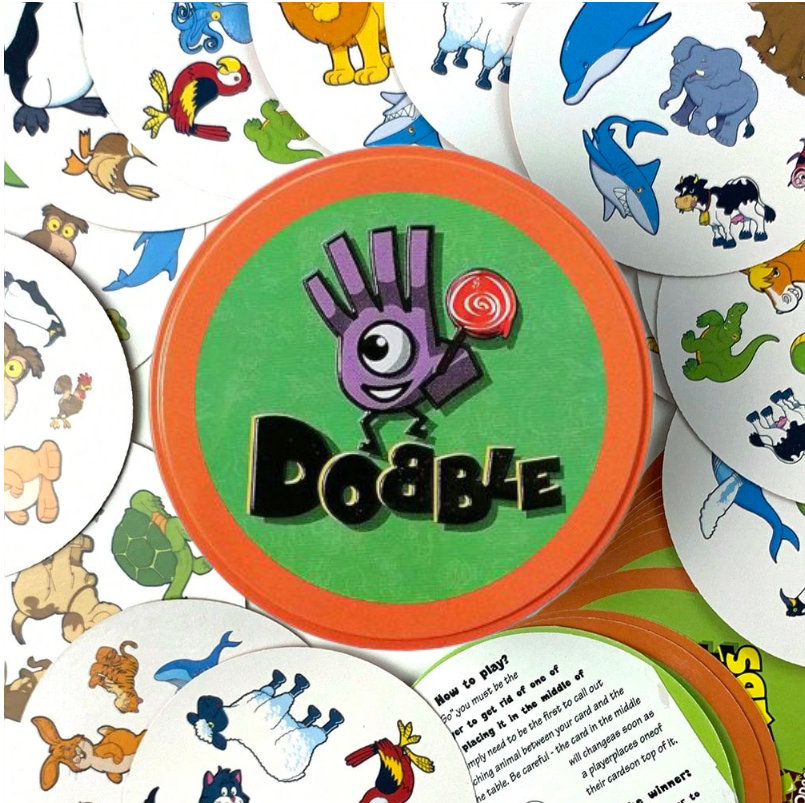 Gra planszowa Dobble Kids Spot It! Zwierzęta Animals Zwierzaki Asmodee