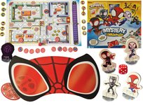 Gra Planszowa DRUŻYNOWA SPIDEY + OKULARY dla 5 6 7 10 lat latka