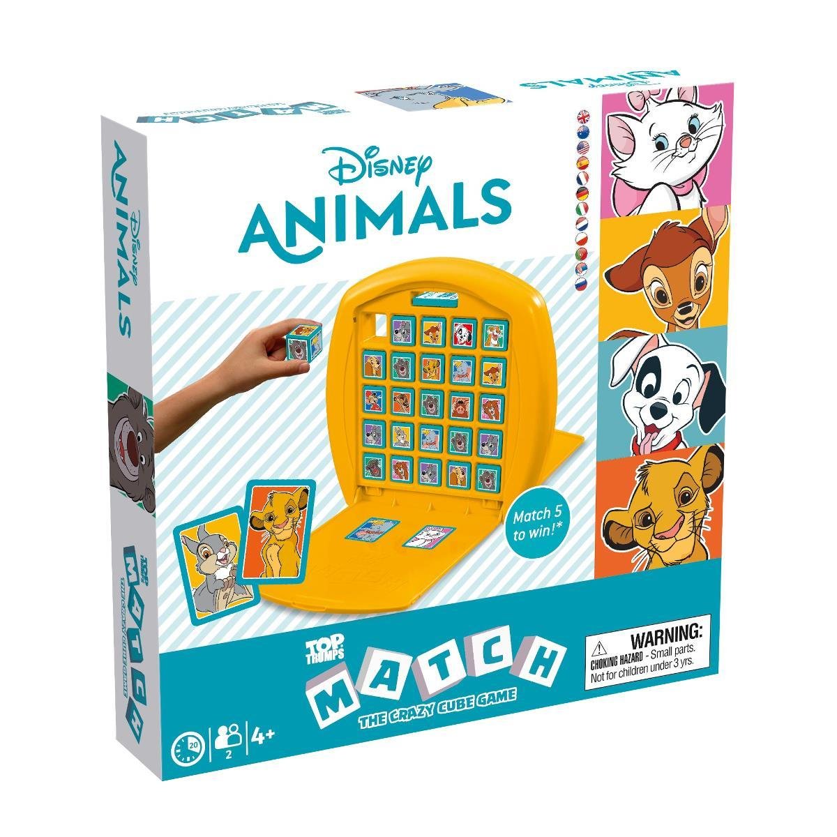 Gra planszowa Match: Disney Animals, Winning Moves