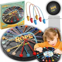 GRA PLANSZOWA RODZINNA ROZPLĄTYWANIE LIN LOGICZNA ZRĘCZNOŚCIOWA DLA DZIECI