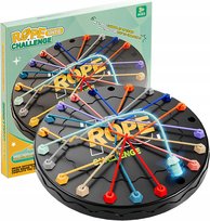 Gra planszowa rozplątywanie lin Logiczna Zręcznościowa Dla dzieci Rodzinna