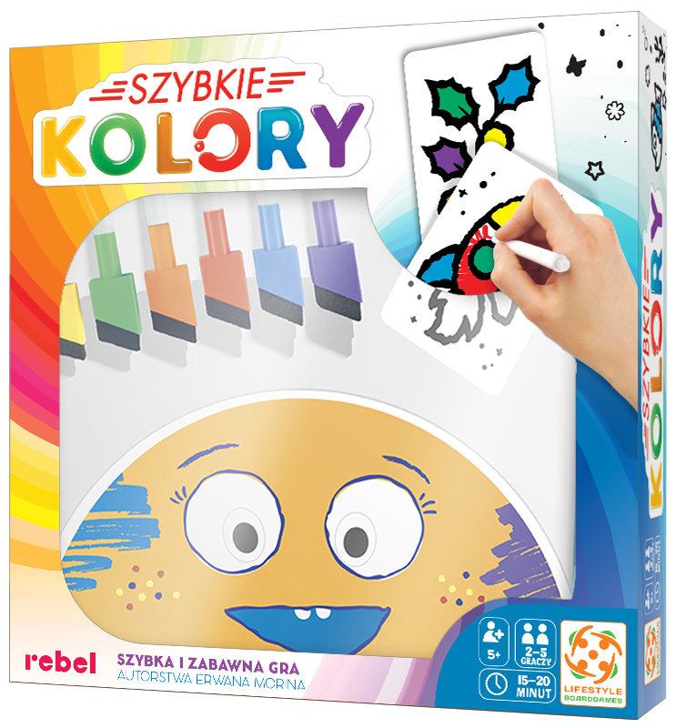 Gra planszowa Szybkie kolory, Rebel