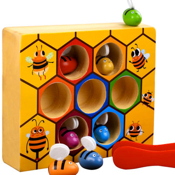 Gra Plaster Miodu Montessori Pracowite Pszczółki KRUZZEL - Kruzzel