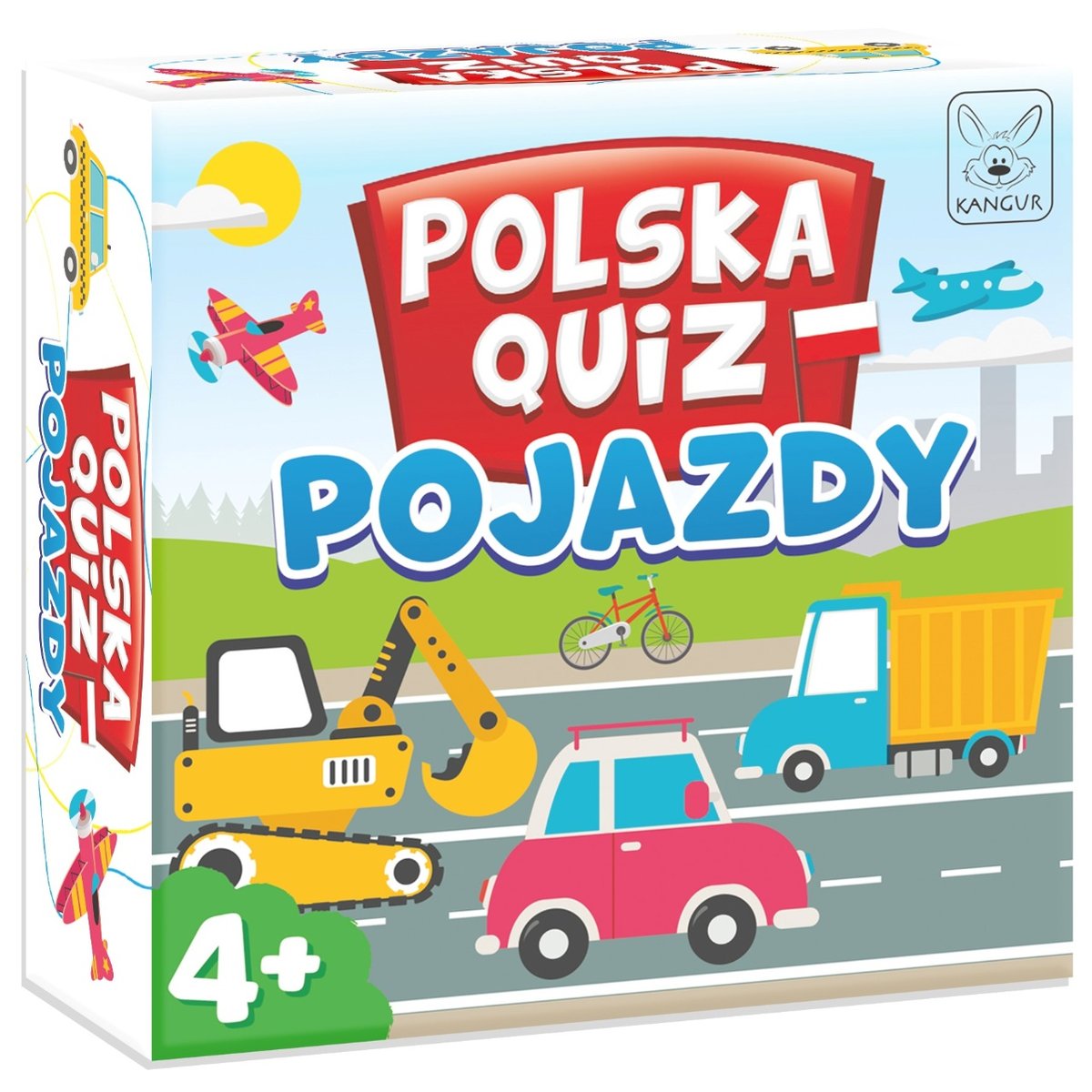 Gra Polska Quiz Pojazdy, Gra planszowa, Kangur
