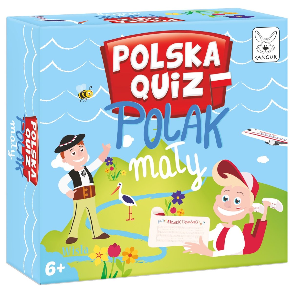 Gra Polska Quiz Polak Mały, Gra planszowa, Kangur