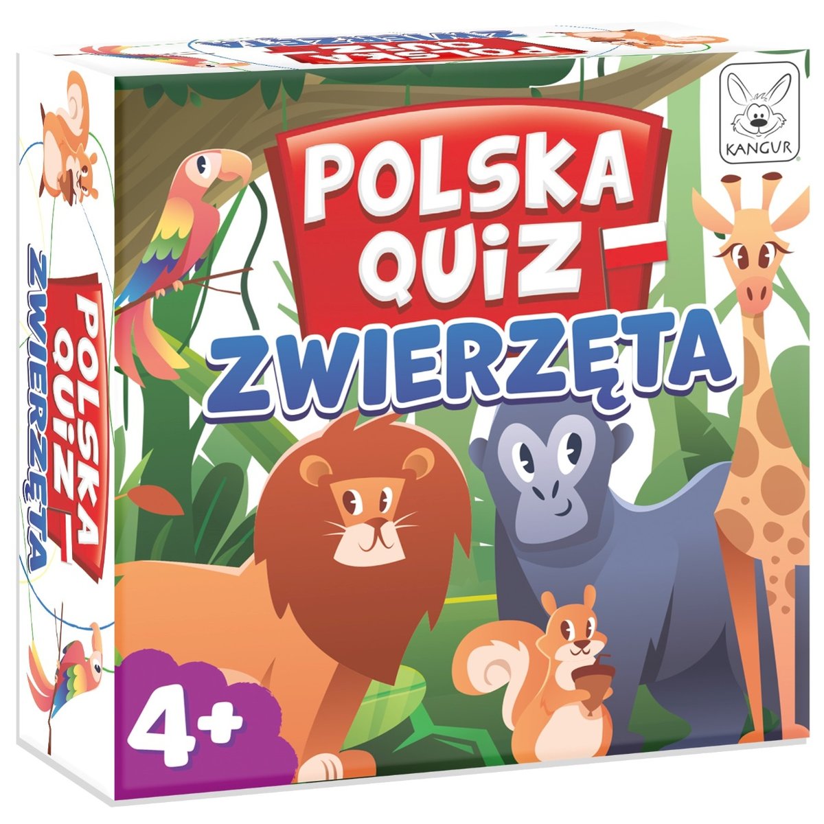 Gra Polska Quiz Zwierzęta, Gra planszowa, Kangur