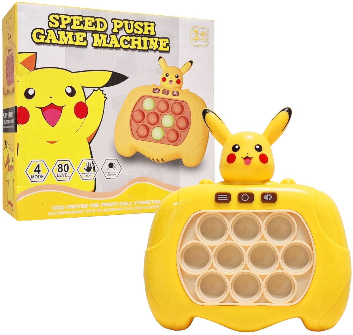Gra Pop It Quick Pokemon Pikachu Zabawka Dla Dzieci
